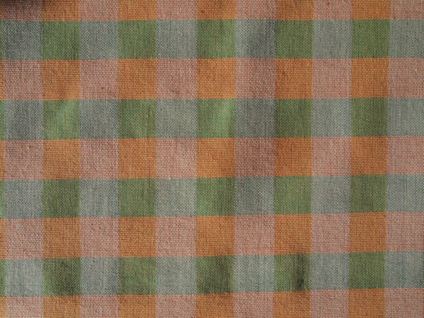 Hand loomed linen tablecloth