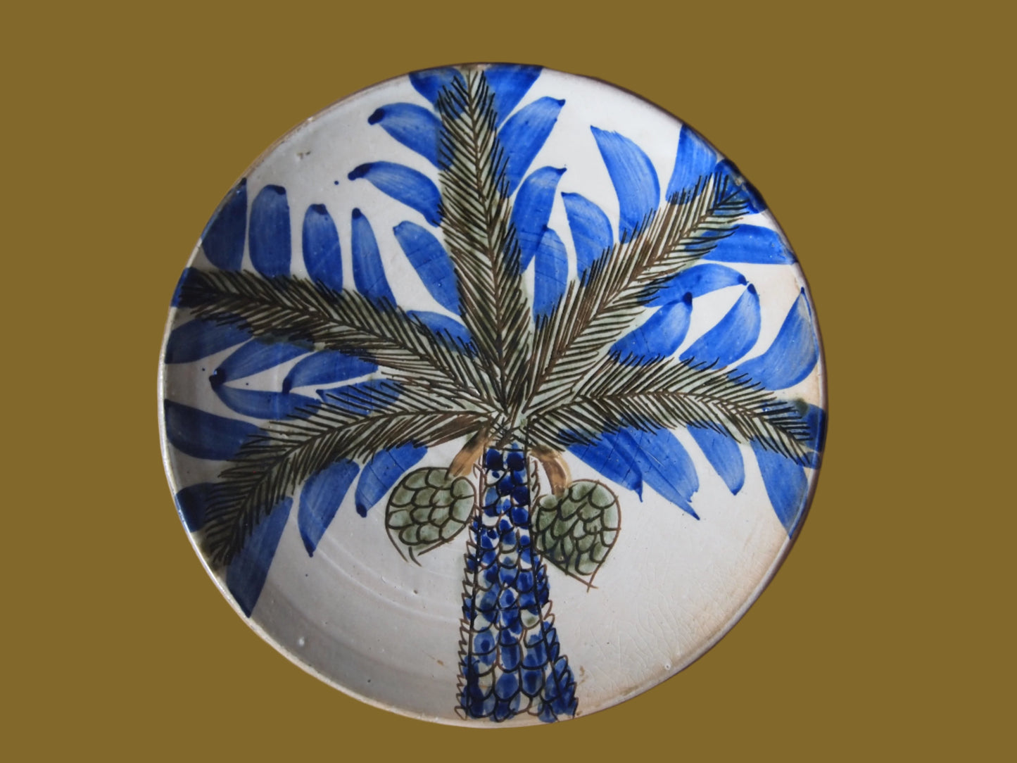 Palm dinner plate