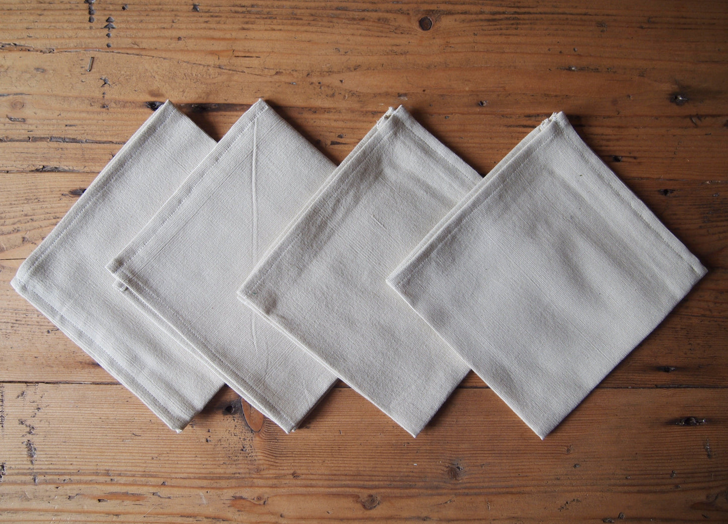 Hand loomed linen tablecloth
